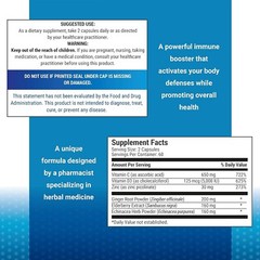 Puregen Labs Immune Support * Powerful 6 in 1 Supplement Blend * 120 Capsules