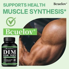 DIM Supplement for Men’s Hormone Balance Fitness Booster Diindolylmethane 30-120