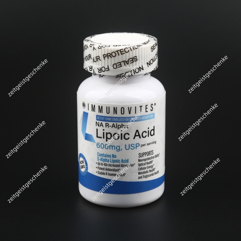 1-5x IMMUNOVITES Stabilized R-Alpha Lipoic Acid (True) 600mg per Serving exp2028