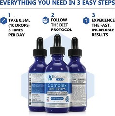 BioSource Labs Complex Diet Drops – Best Natural Drops for Men and Women 2 Bo…