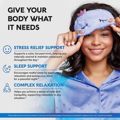 L-Theanine 200mg 30/60/120 Capsules Support Relaxation Stress For Men & Women