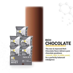 MuscleBlaze Biozyme Performance Whey Protein Powder Chocolate (5x36g) e552