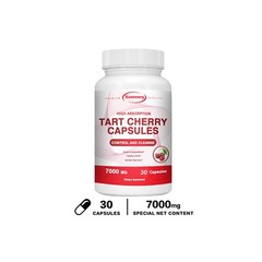 Tart Cherry Capsules 7000mg – Gout Joint Pain Arthritis Supplements Anthocyanins