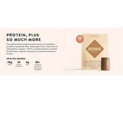 KaChava Meal Replacement Powder Protein Shake, Chocolate, 30 Servings, 4.16 LB