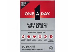07-9/27 One A Day Proactive 65+ Plus Multivitamins 150tb free ship’g ea add’l US