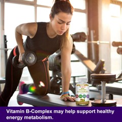 Vitamin B Complex Supplement -Supports Energy and Nervous System, 1-4 Packs Caps