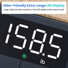 Scale for Body Weight, Digital Bathroom Scales for People, Most Accurate to 0.05