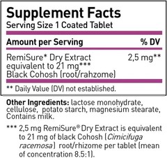 Clinically Proven Menopause Support with Hormone-Free Black Cohosh – 120 Tablets