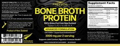 FREZZOR Bone Broth Protein Capsules 100% Grass-Fed, Non GMO, All Natural, Pack 1