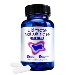 Ultimate Nattokinase Supplement 10800 FU Natural Help Cardiovascular & Circul1