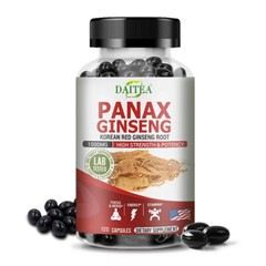 Pure Korean Red Panax Ginseng Extract Capsules – No additives or fillers