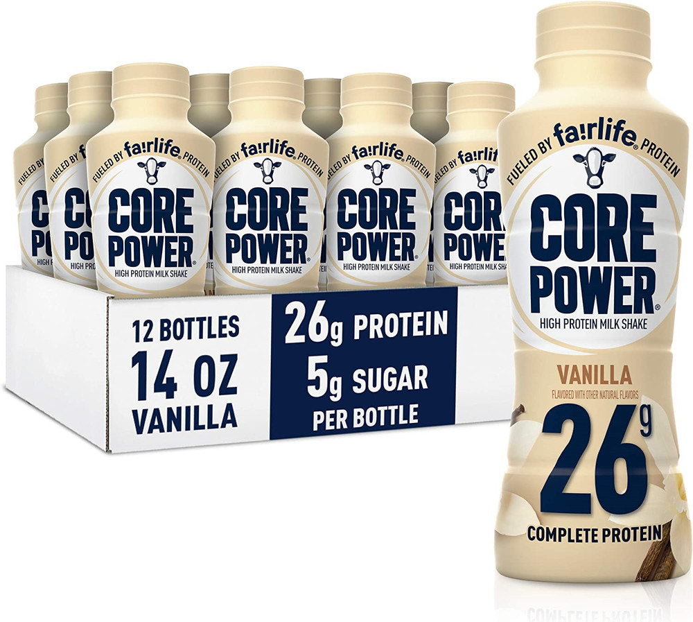 Core Power fairlife Core Power High Protein Milk Shake, Vanilla, 14 Fl Oz Pack