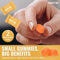 LUXRY SWIYIE Lutein Gummies – Eye Health Support with Lutein&Zeaxanthin, 60 Gums