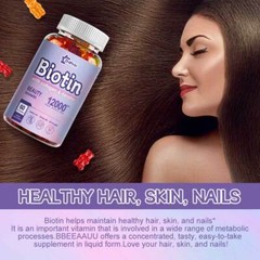 Premium Biotin Collagen Peptide Supplements with Vitamin D for Hair Skin Nails
