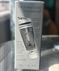 PROMiXX Vortex Mixing Tech Battery Shaker Leakproof 20 oz White/Black