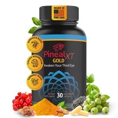 Pineal XT Gold – Pineal Gland Supplement – Third Eye Awakening – Focus and Me…