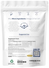 Micro Ingredients Triple Strength Omega 3 Fish Oil 4200mg EPA + DHA 240 Softgels