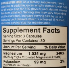 NbPure MAG O7 CLEANSE 90 Capsules ( 30 Servings ) Works Over Night For Bloating