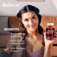 Organic Gummy Beet Root Nitric Oxide,Heart Health,Sports and Fitness Performance