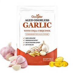 Improved Aged-Resilia Garlic Extract 600mg Softgels (60 Count)