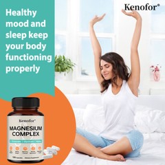 Triple Magnesium Complex Brain Sleep Health L Threonate Glycinate Mood 120 Caps
