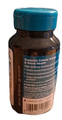New Nature’s Way B-100 Complex Dietary Supplement 60 Count Capsules Bottle-01/27