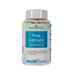 True Calcium Supplement 1000mg | Support Bone, Joint & Muscle Health J435