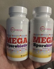 2PK Mega SporeBiotic Natural Probiotic Supplement HighPotency Microbiome Health.