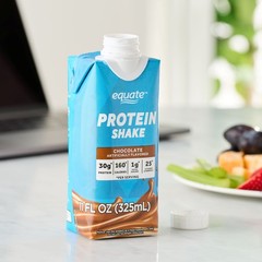 Equate Protein Shake, Chocolate, 11 fl oz, 12 Count