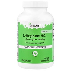 L-Arginine HCl, 200 Capsules (900 mg per Capsule)