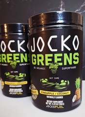 2 Jocko Fuel Greens, Pineapple Coconut, Plant-based Organic, 30 Serv, 02/2027✨️