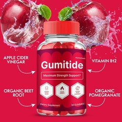 Gumitide ACV Gummies, Max Strength , Gumitide All natural Supplement (5 pack)