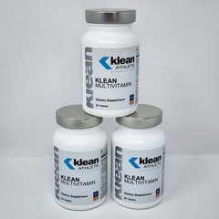 Klean Athlete Klean Multivitamin, 60 Tablets per Bottle (3 Pack)