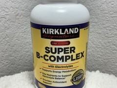 Kirkland Signature Super B-Complex + Electrolytes & Vit C 500 Tabs EXP. 02/2026