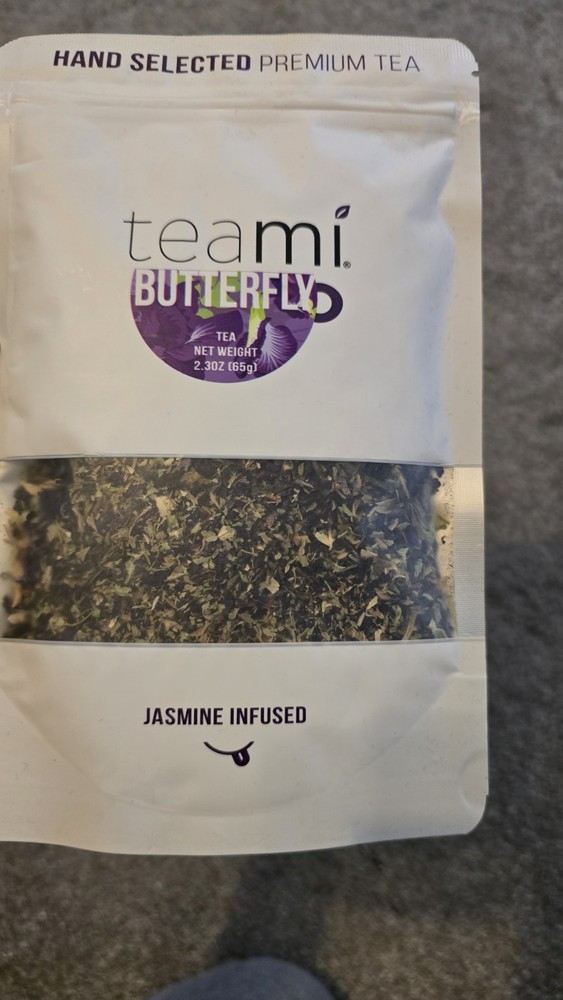 Teami Blends Teami Butterfly Tea Jasmine Infused Herbal Tea 2.3 oz*NEW/SEALED*