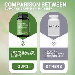 Bariatric Multivitamin -with 21 Vitamins,Balance Energy Levels Promotes Burn Fat
