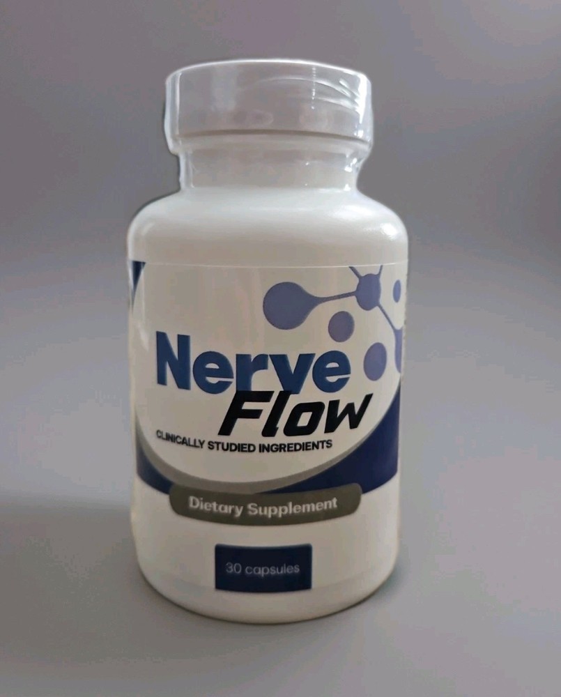 NEW Sealed Nerve Flow Advanced Nerve Support Capsules – 30 ct Bottle Exp 11/27