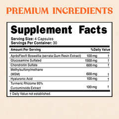 Grow Vitamin MOVEWELL, Joint Relief Joint Health glucosamine blend