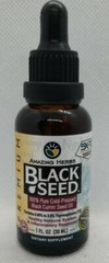 Amazing Herbs 100% Pure Cold-Pressed Black Cumin Seed Oil, 1 fl. oz.