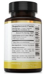 Ashitaba Leaf Extract Capsules 10:1 (120 Capsules) 500 mg per Capsule