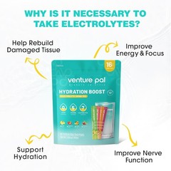 Sugar Free Electrolyte Powder Packets – Liquid Daily IV Drink Mix for Rapid Hydr