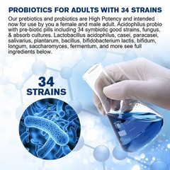 Probiotics 100 Billion CFU Potency Digestive Immune Health 120 Capsules DIGESTIV