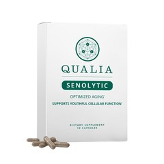Qualia Senolytic Two-day Cell Rejuvenation Regimen Optimized Aging 12 Capsules