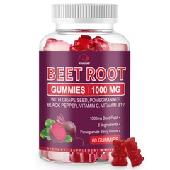 Beets Soft Chews Gummies with Beetroot & Magnesium – Circulation Support