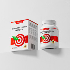 Organic Certified Reishi Spore Oil – 60 Capsules, High 28%+ Triterpene Formula