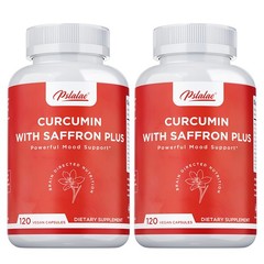 Curcumin with Saffron Plus 240pcs – Reduces Fatigue & Depression, Positive Mood