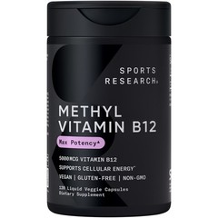 Methyl B12 5000mcg (120 liquid veggie capsules)