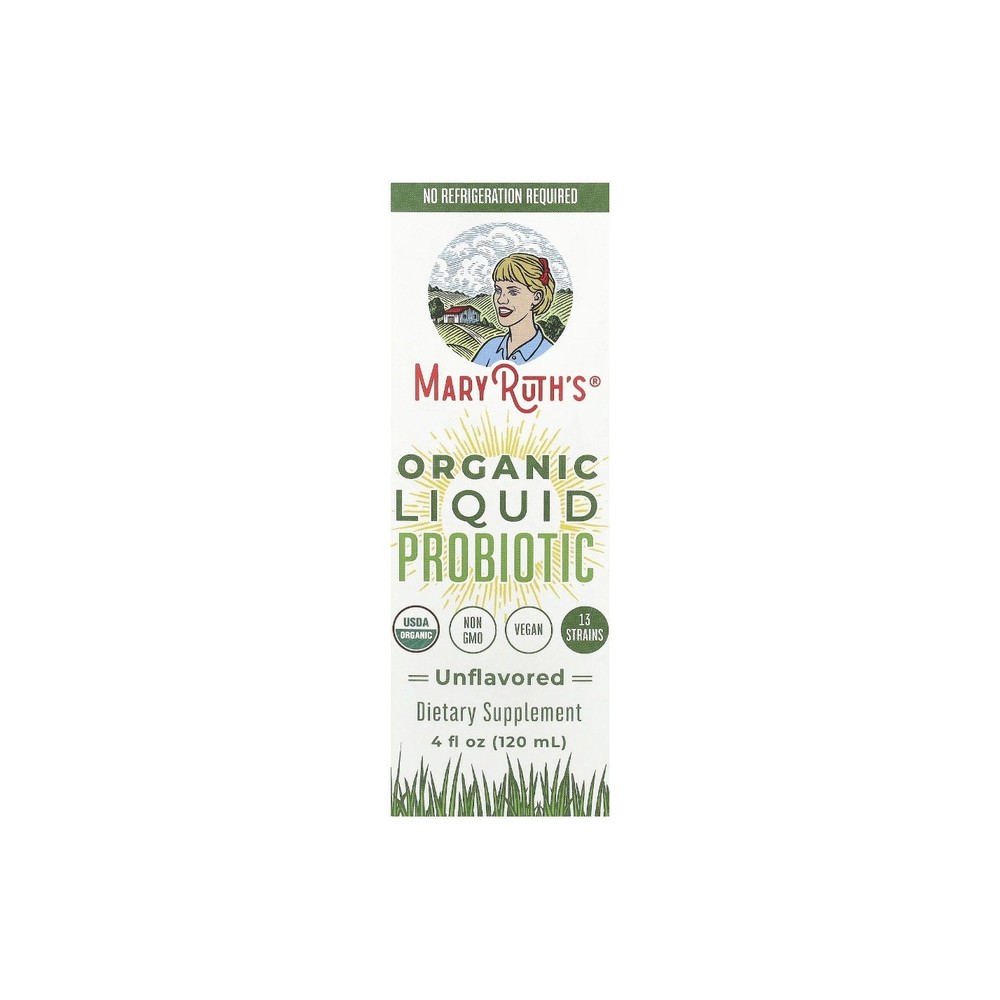 Organic Liquid Probiotic, Unflavored, 4 fl oz (120 ml)