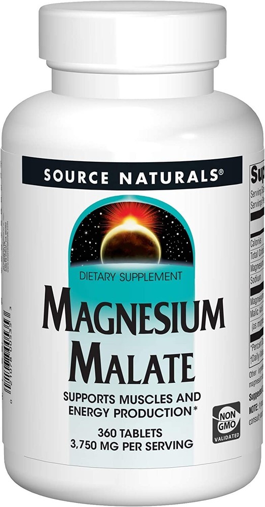 Source Naturals, Magnesium Malate 3750 mg per Serving 360TAB