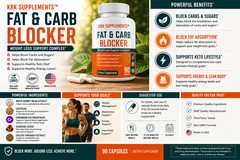 1x Fat Carb Blocker xp Extra Strength Weight Loss Complex Burn Low Keto Diet